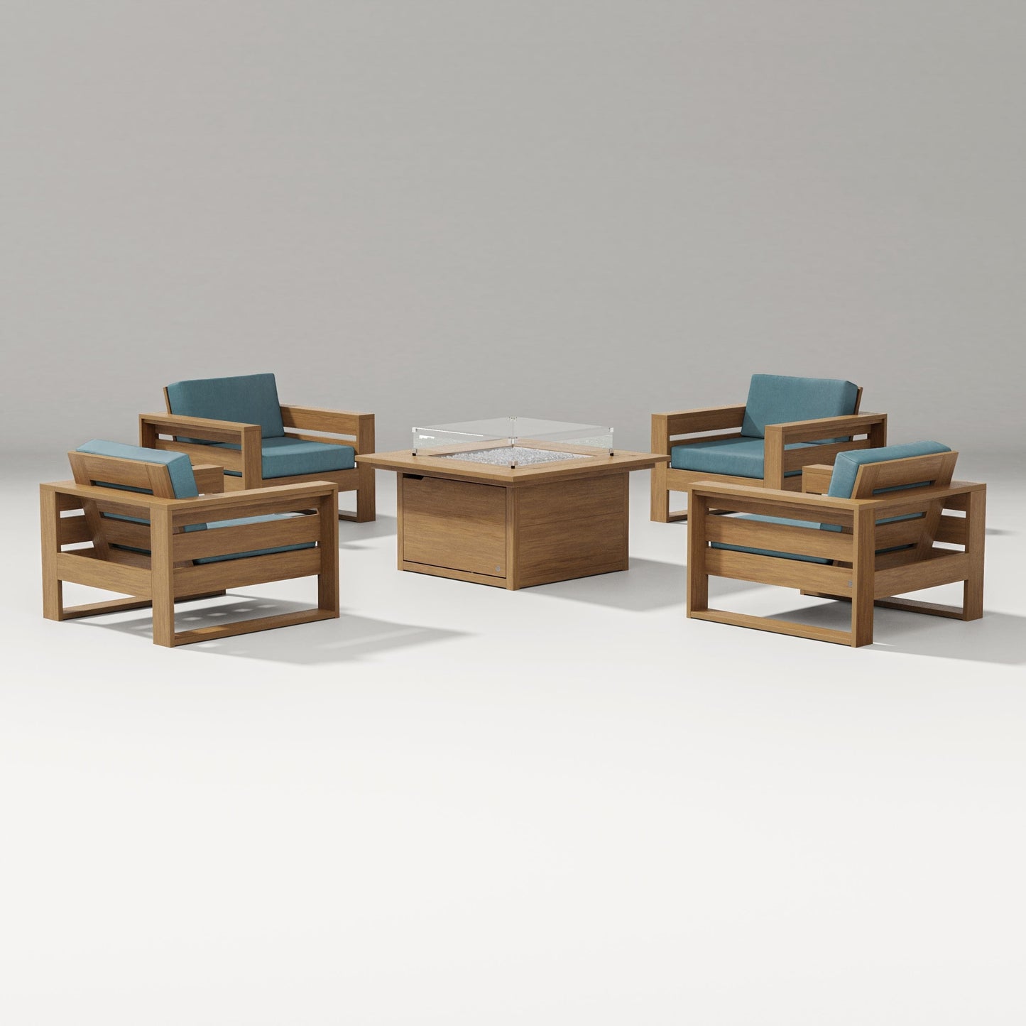 Latitude 5-Piece Lounge Fire Table Set