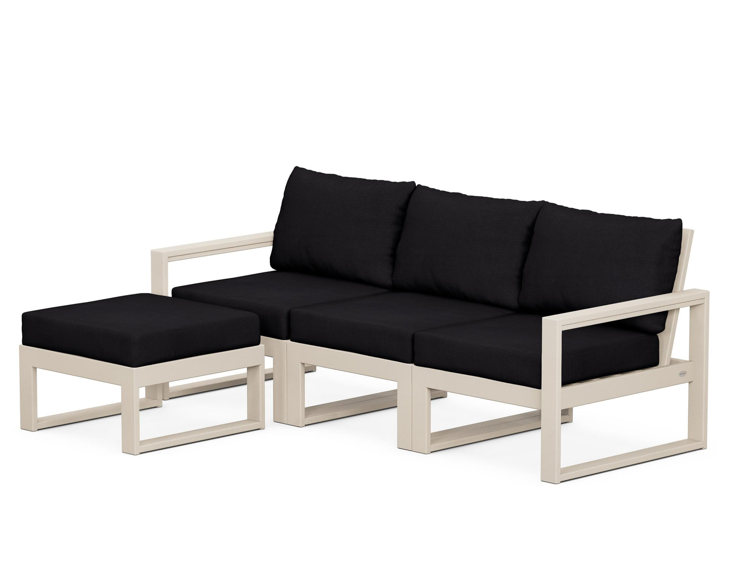 EDGE 4-Piece Modular Deep Seating Set with Ottoman