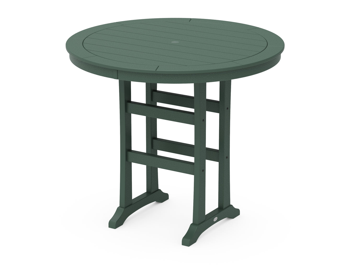 Nautical Trestle 48" Round Bar Table