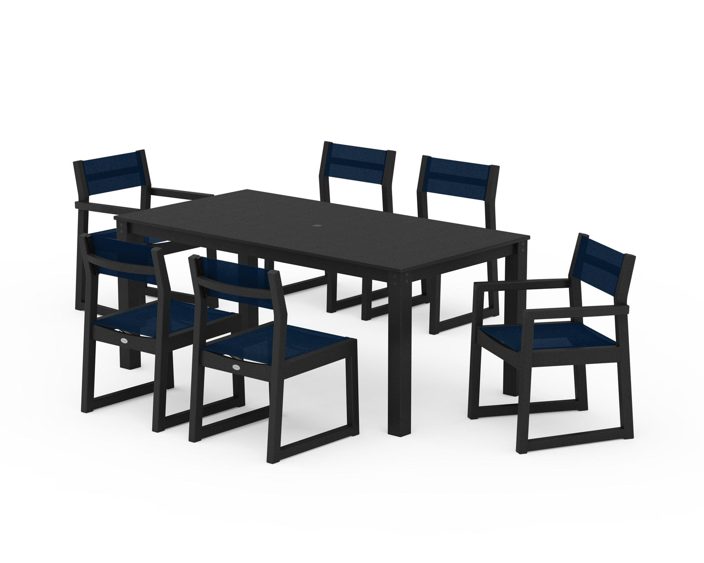 EDGE Sling 7-Piece Parsons Dining Set