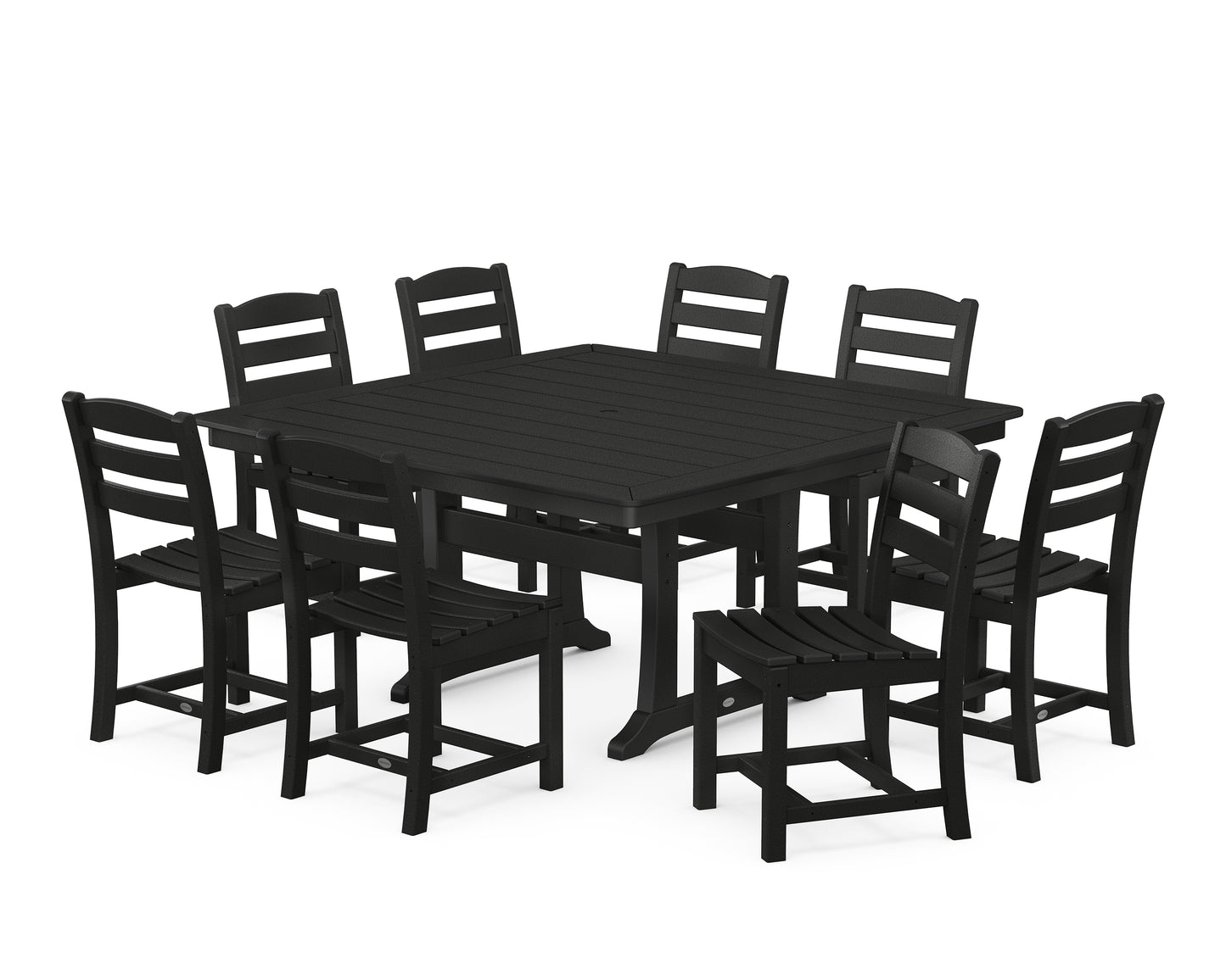La Casa CafÃ© 9-Piece Nautical Trestle Dining Set