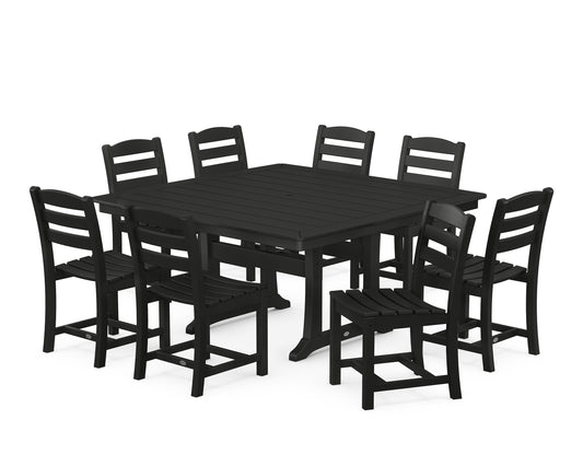 La Casa CafÃ© 9-Piece Nautical Trestle Dining Set