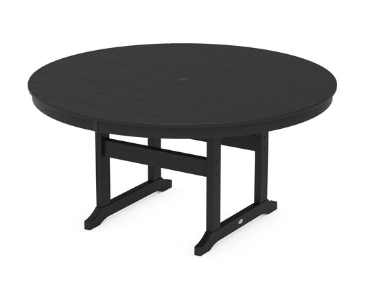 60" Round Farmhouse Dining Table