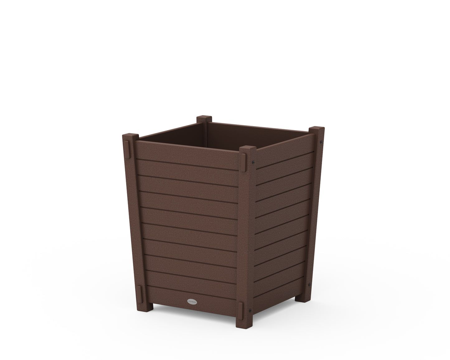 Nautical Large Tapered Square Short Planter Box