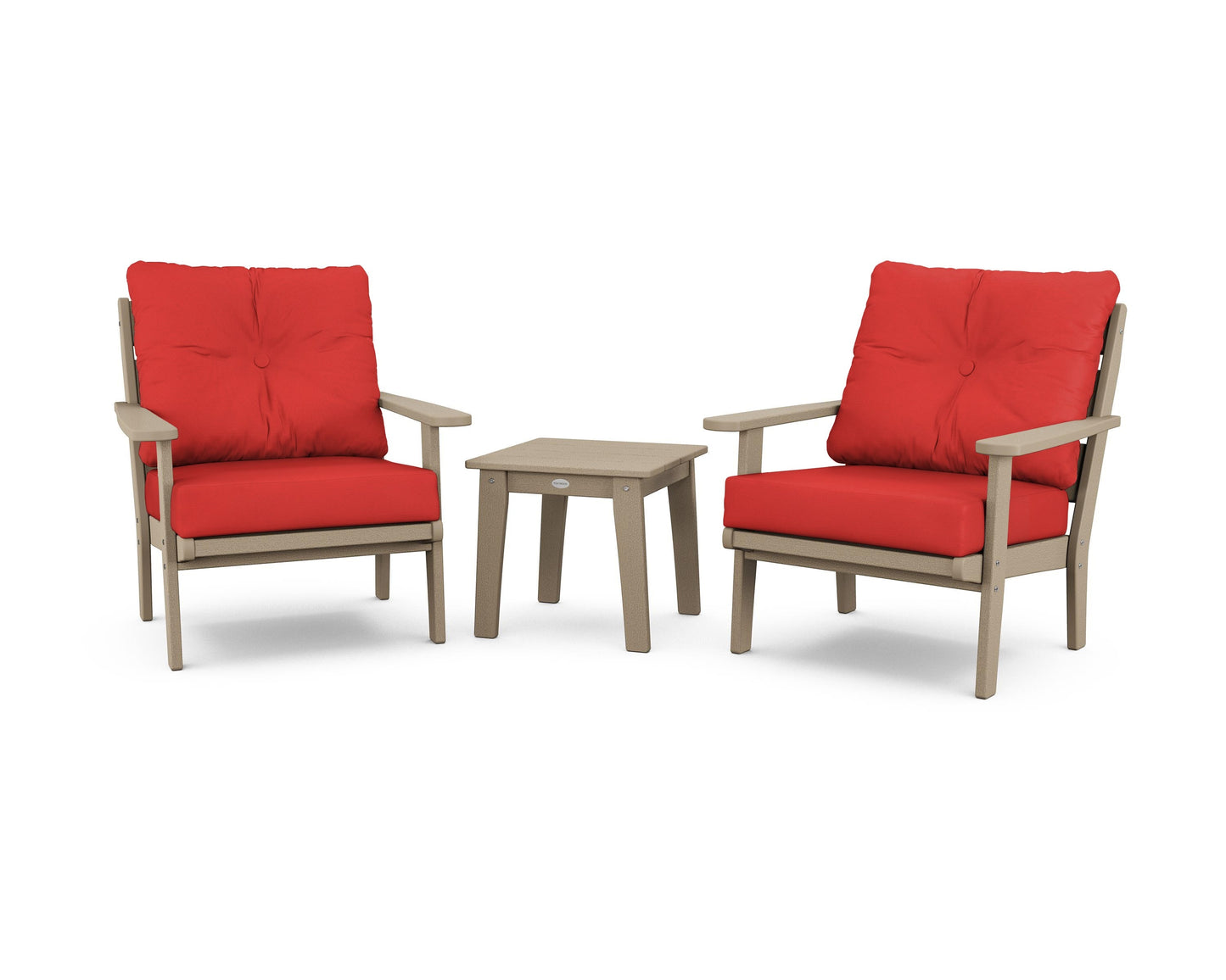 Lakeside 3-Piece Deep Seating Chair Set