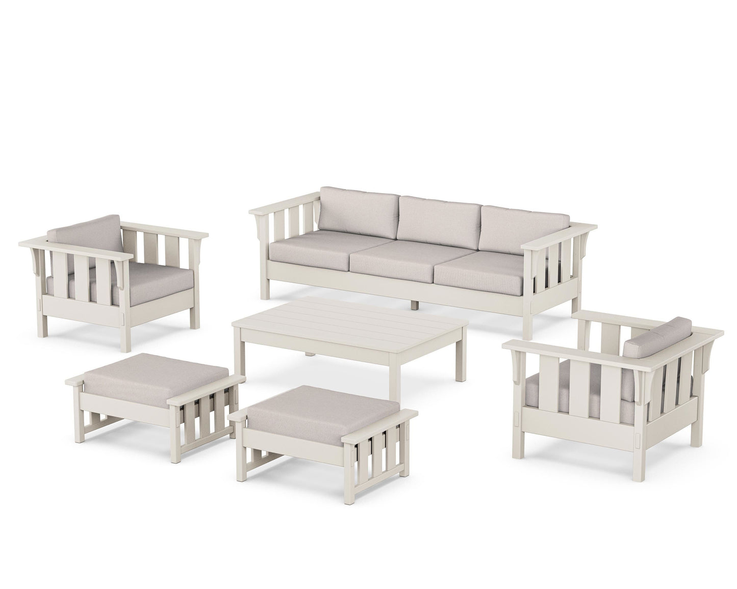 Acadia 6-Piece Lounge Sofa Set