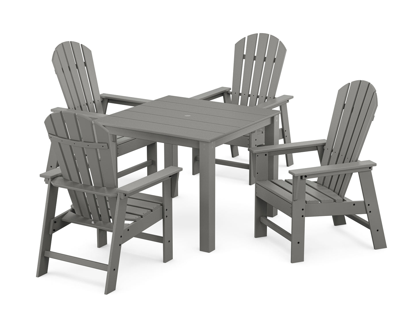 South Beach Coast 5-Piece Parsons Dining Set