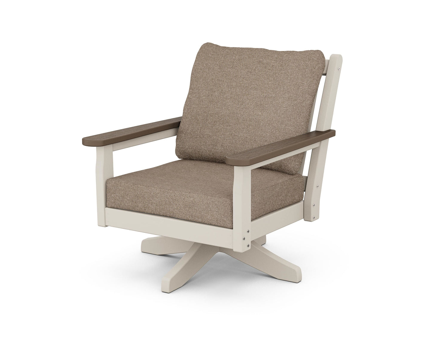 Chippendale Deep Seating Swivel Chair