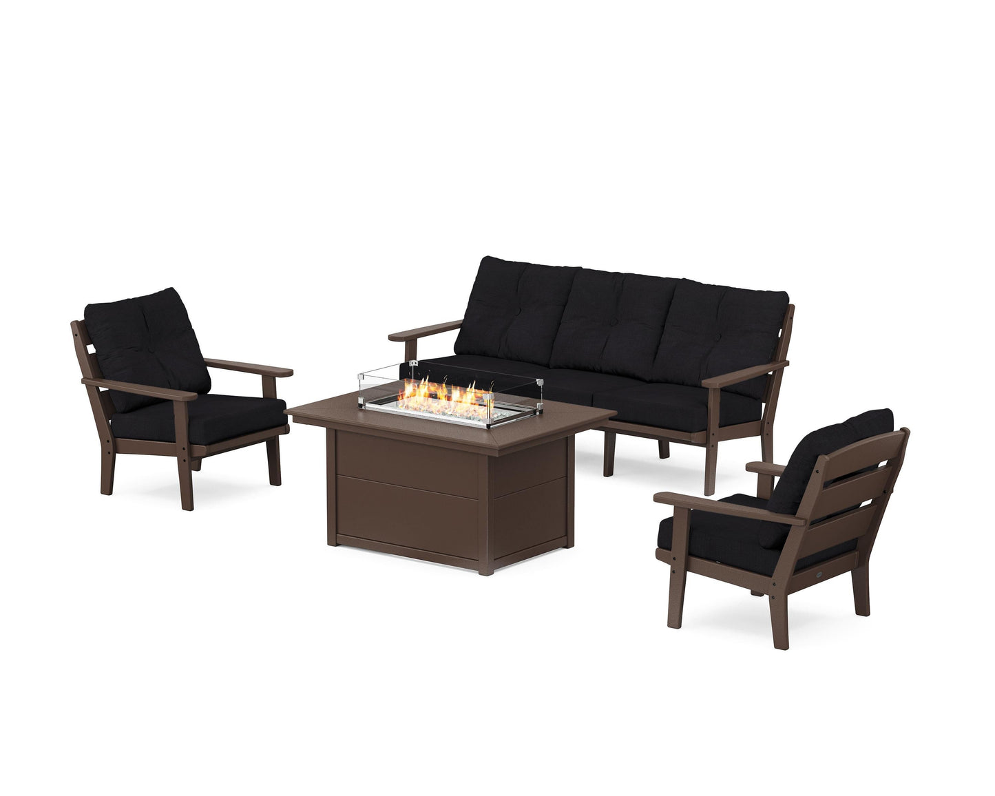 Lakeside Deep Seating Fire Pit Table Set