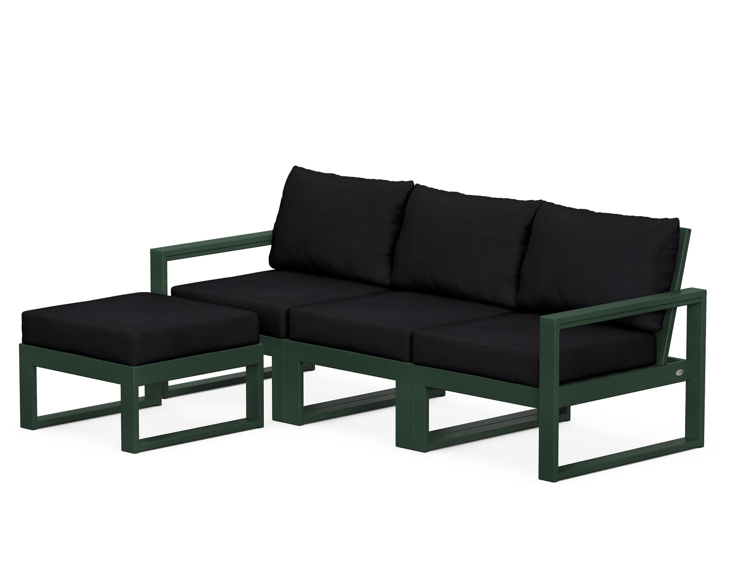 EDGE 4-Piece Modular Deep Seating Set with Ottoman