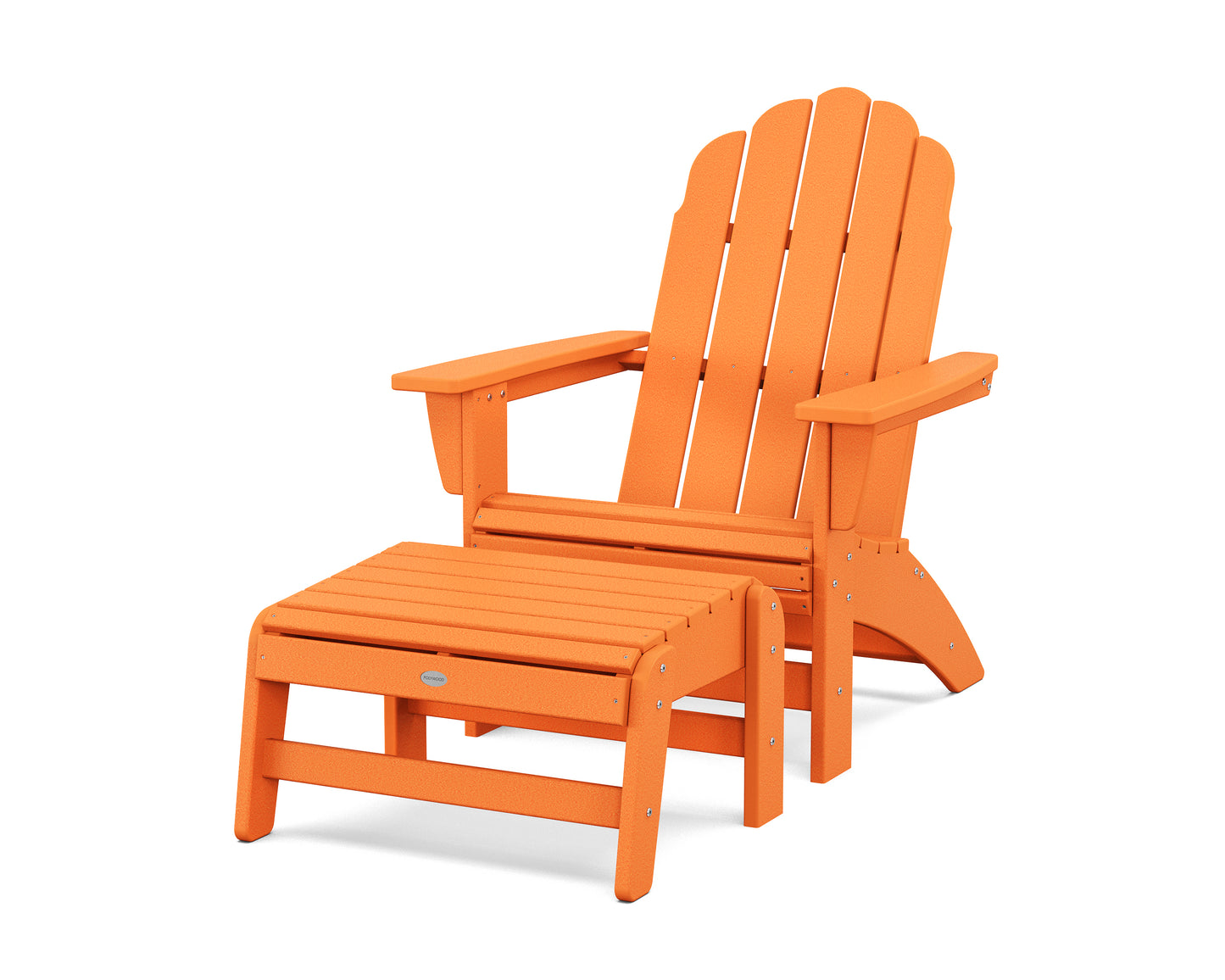 Vineyard Grand Adirondack Chair with Ottoman