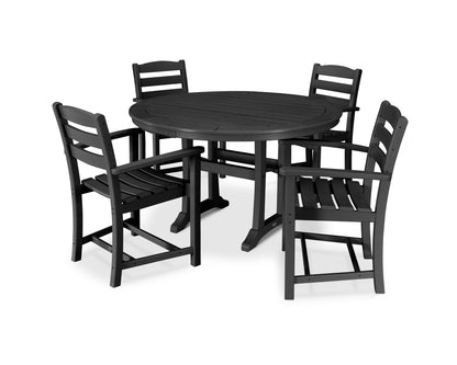 La Casa Cafe 5-Piece Arm Chair Dining Set