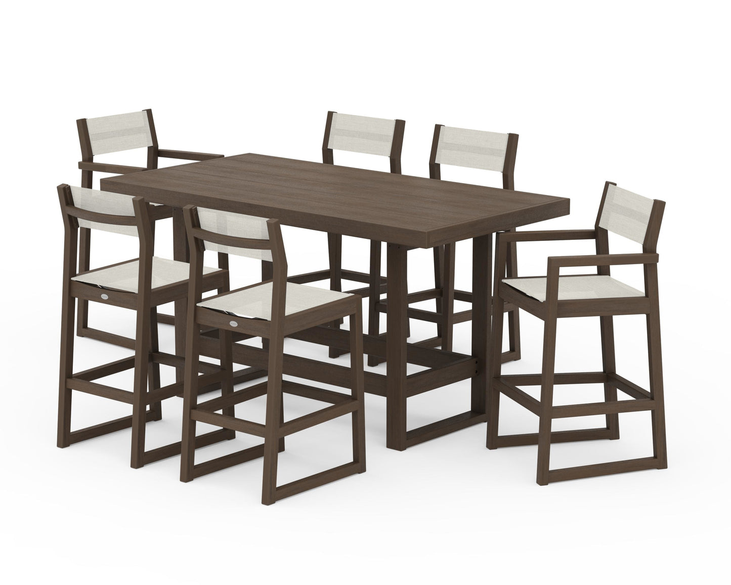 EDGE Sling 7-Piece Bar Table Set