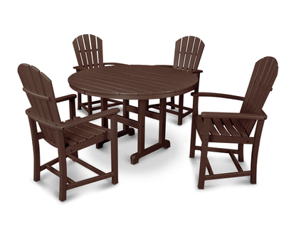 Palm Coast 5-Piece Round Farmhouse Dining Set