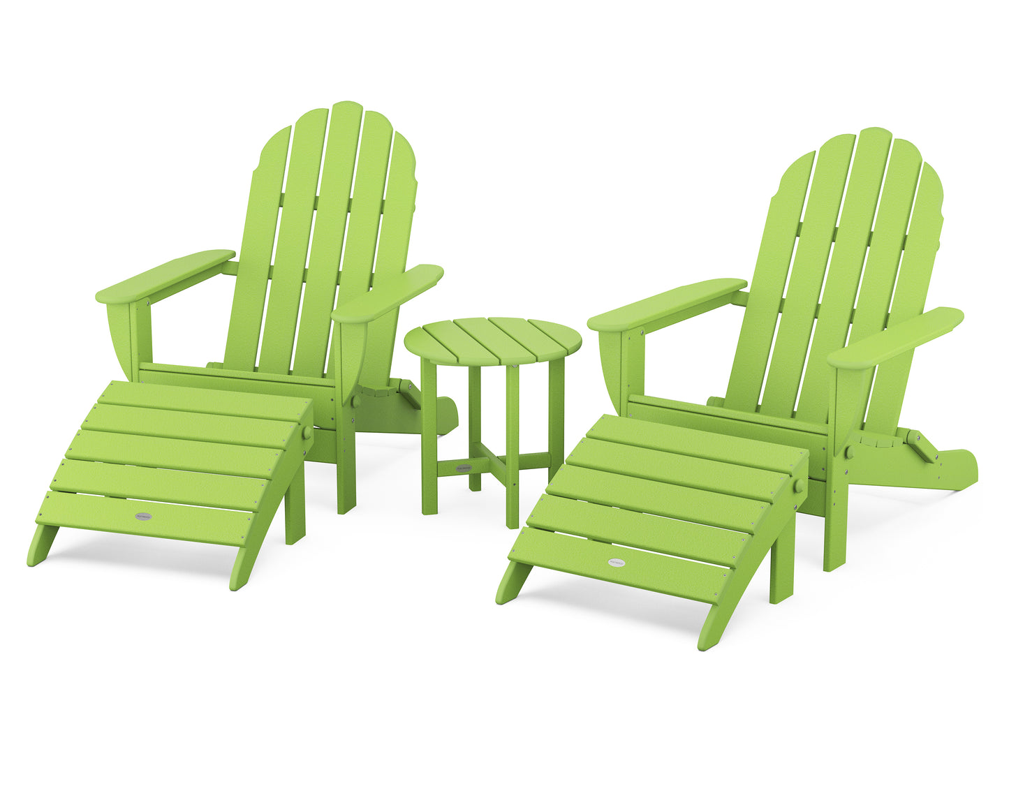 Classic Oversized Adirondack 5-Piece Casual Set