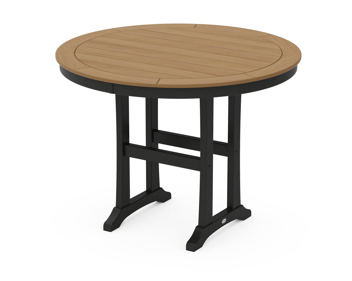 Nautical Trestle 48" Round Counter Table