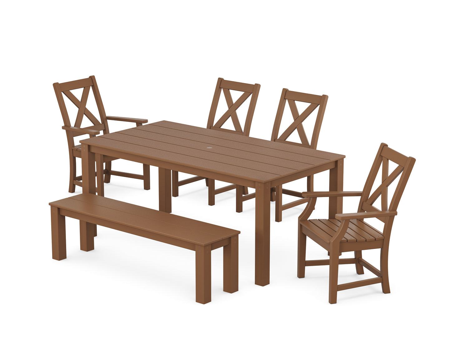 Braxton 6-Piece Parsons Dining Set with Bench