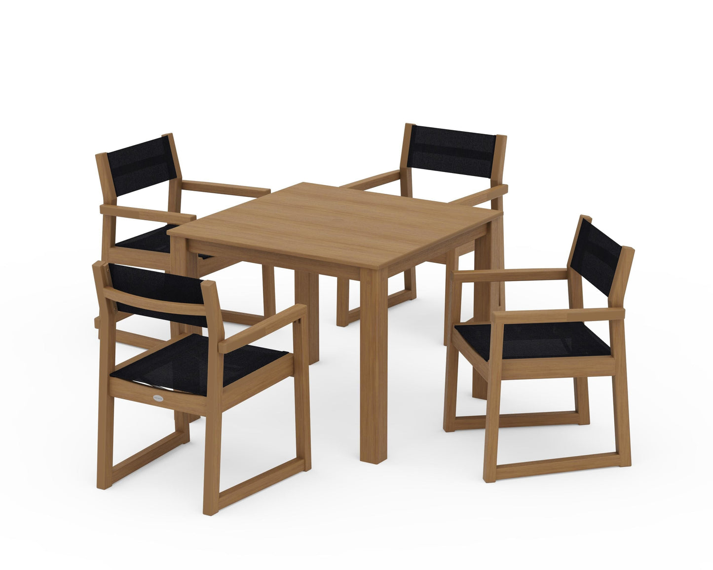 EDGE Sling Arm Chair 5-Piece Parsons Dining Set