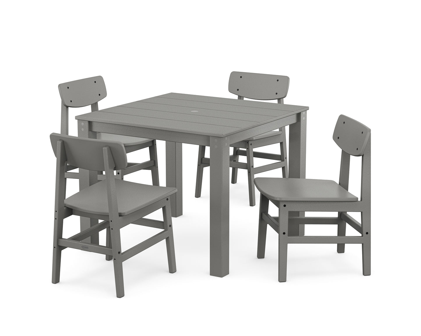 Modern Studio Urban Chair 5-Piece Parsons Dining Set