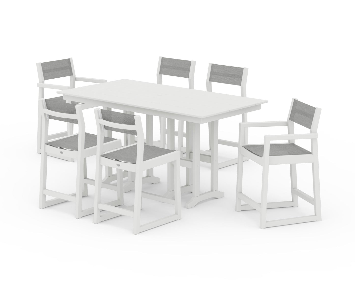 EDGE Sling 7-Piece Farmhouse Counter Set