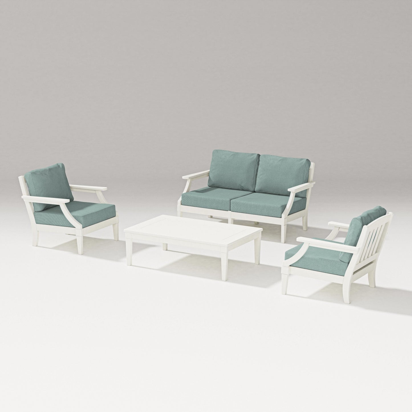 Estate Lounge 4-Piece Loveseat Set