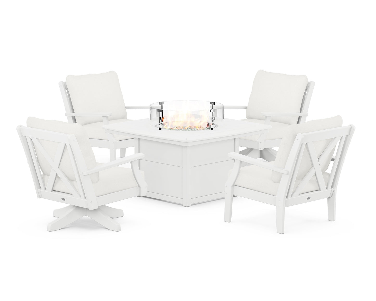 Braxton 5-Piece Deep Seating Set with Fire Table