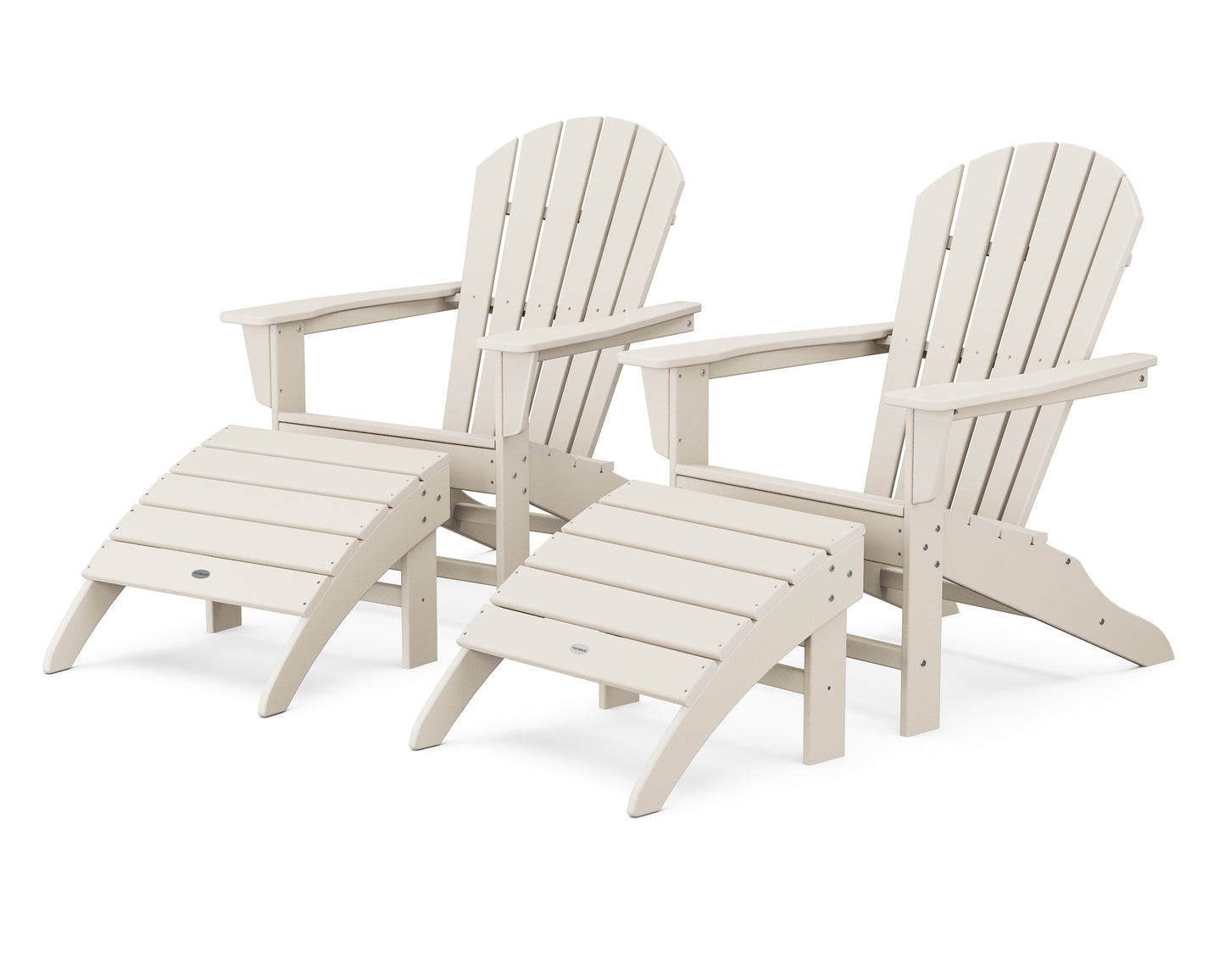 South Beach 4-Piece Adirondack Set