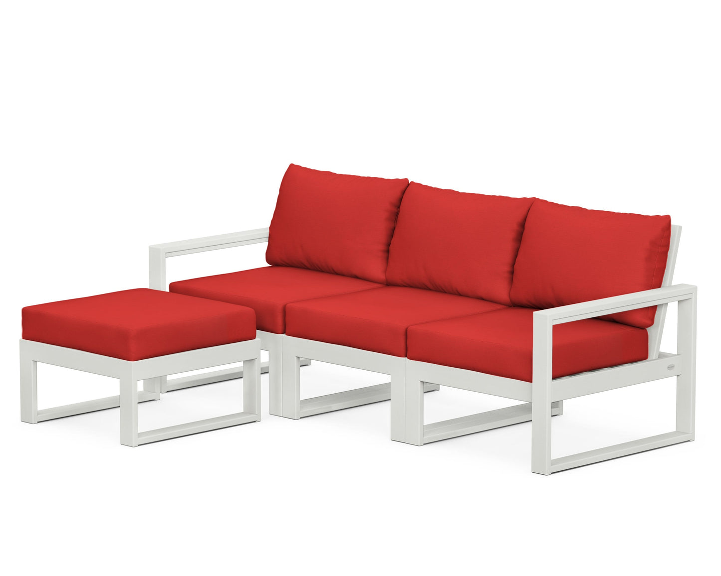 EDGE 4-Piece Modular Deep Seating Set with Ottoman