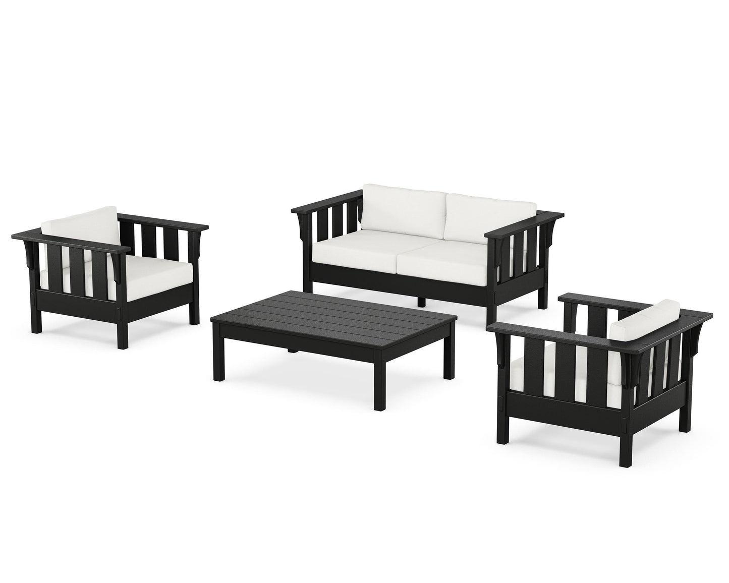 Acadia 4-Piece Deep Seating Set with Loveseat