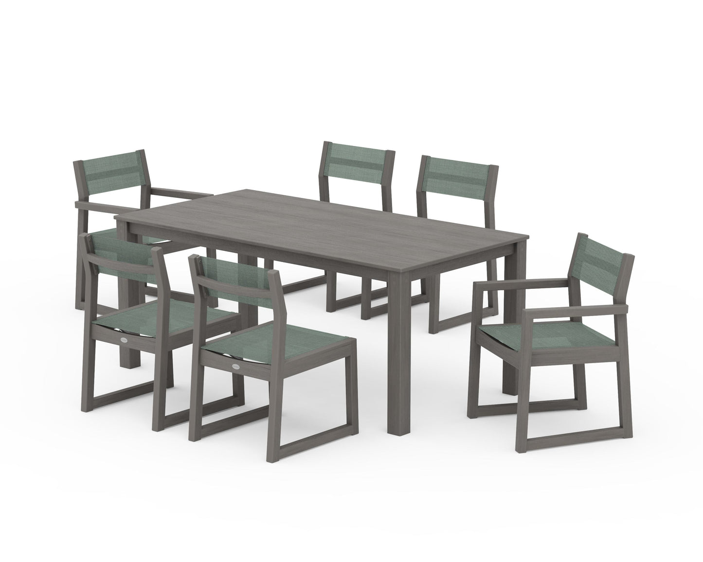 EDGE Sling 7-Piece Parsons Dining Set