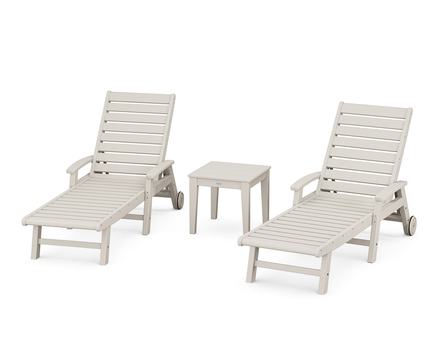 Signature Chaise 3-Piece Set with Wheels