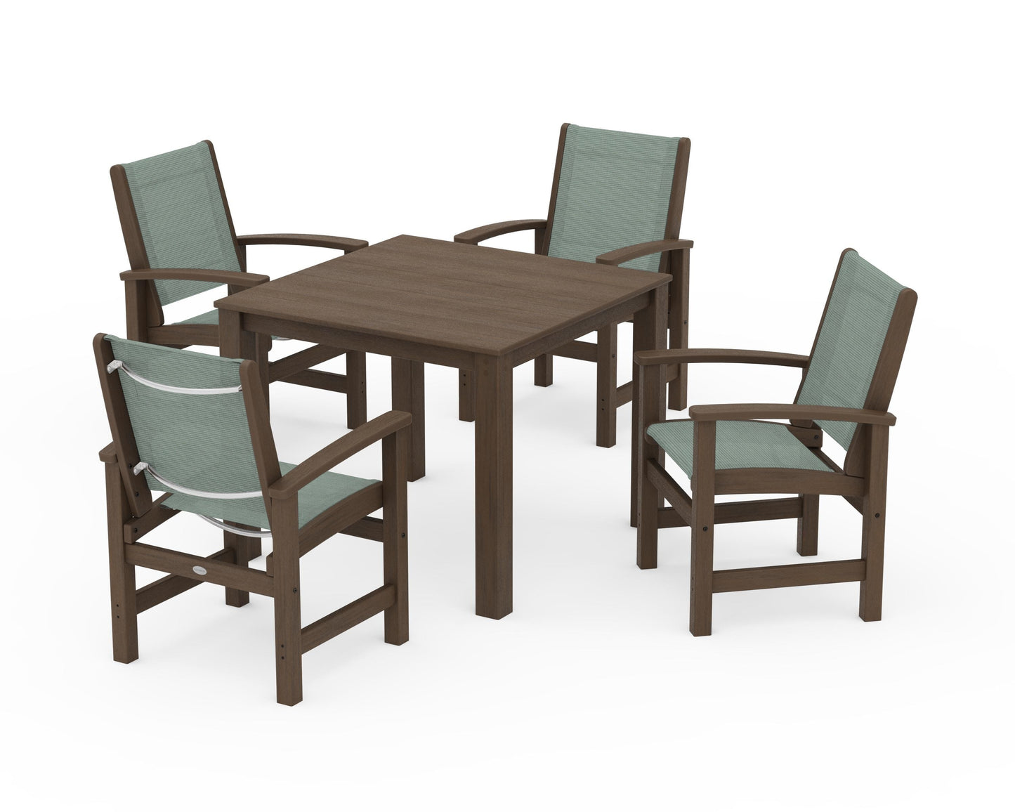 Coastal 5-Piece Parsons Dining Set