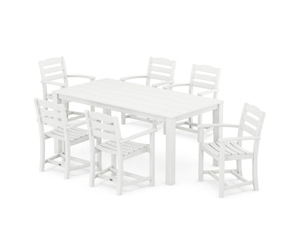 La Casa Cafe Arm Chair 7-Piece Parsons Dining Set