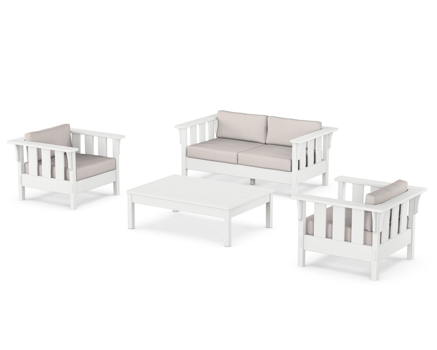 Acadia 4-Piece Deep Seating Set with Loveseat