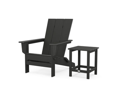 Modern Studio Folding Adirondack Chair with Side Table