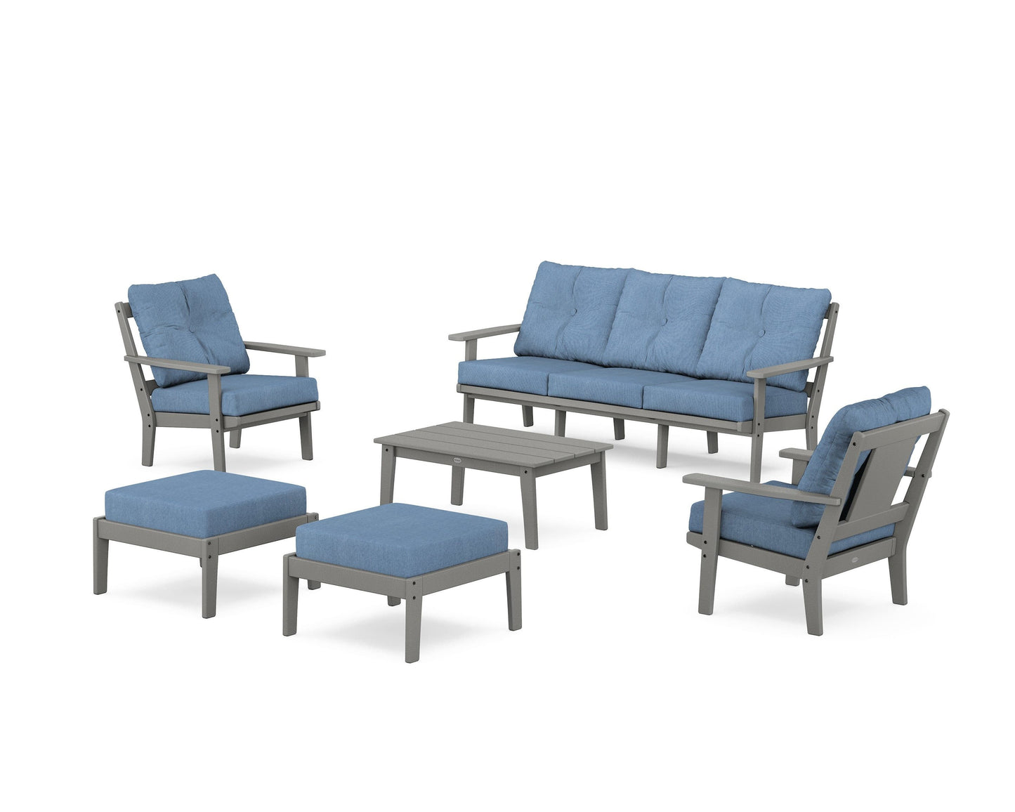 Prairie 6-Piece Lounge Sofa Set