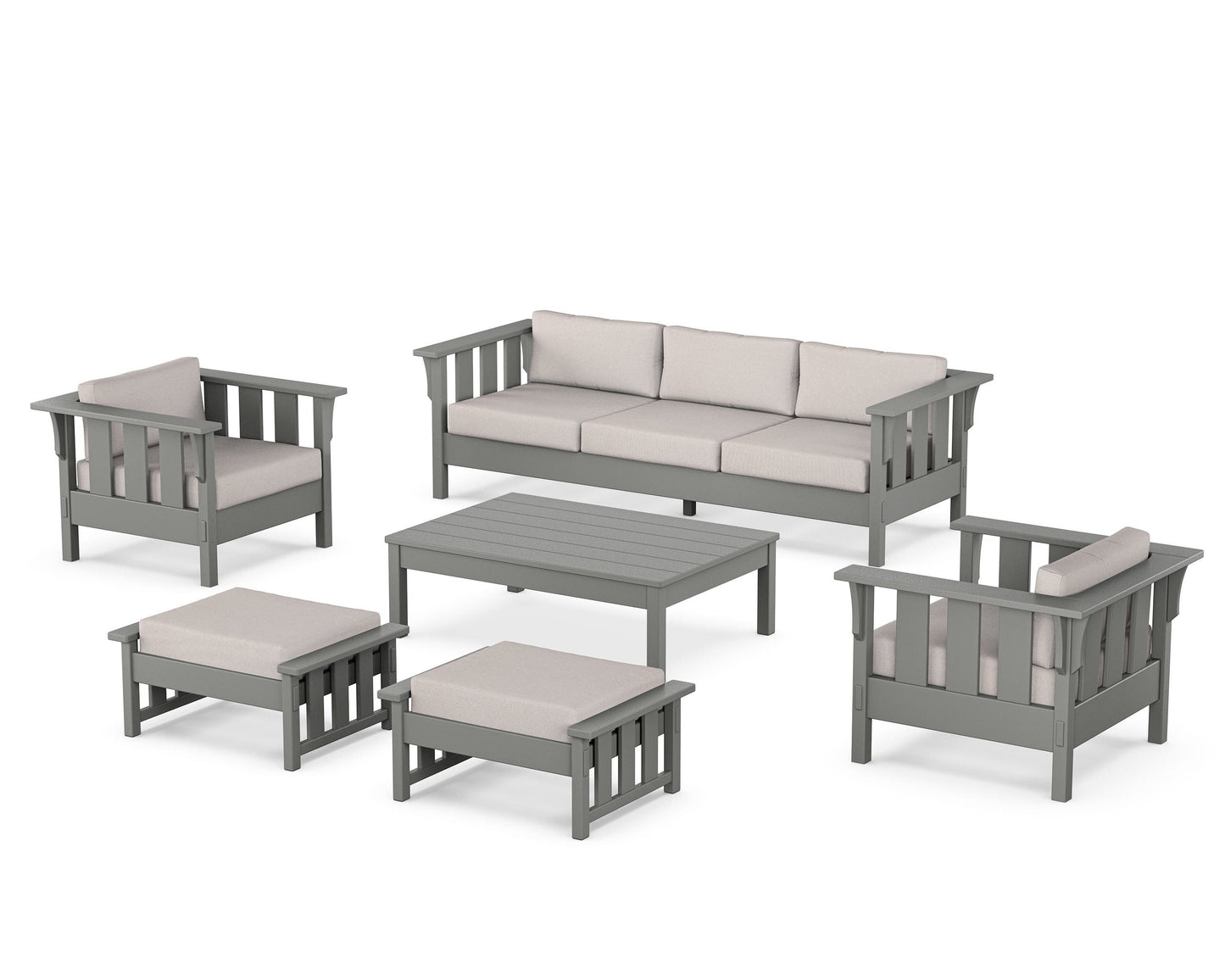 Acadia 6-Piece Lounge Sofa Set