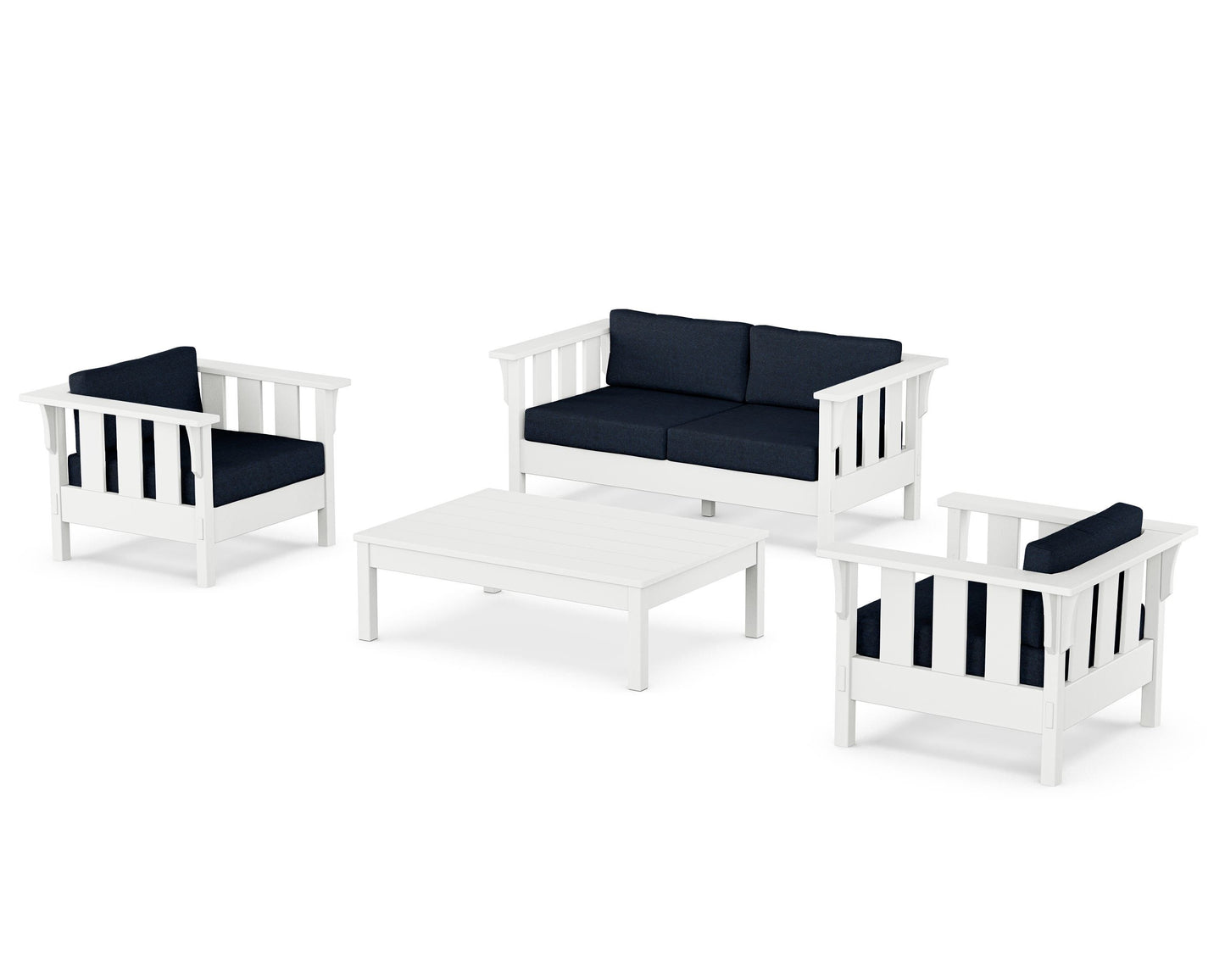 Acadia 4-Piece Deep Seating Set with Loveseat