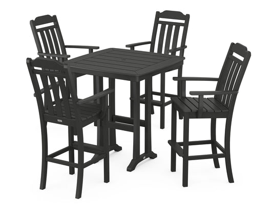 Cottage 5-Piece Bar Set with Trestle Legs