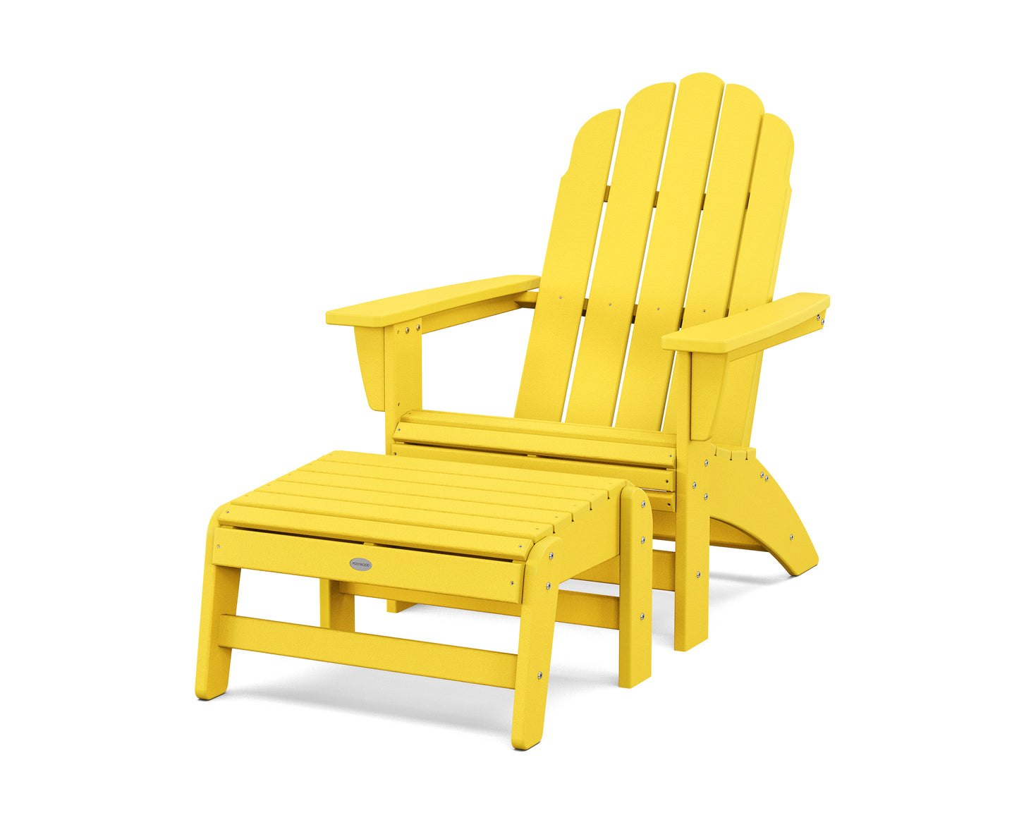 Vineyard Grand Adirondack Chair with Ottoman