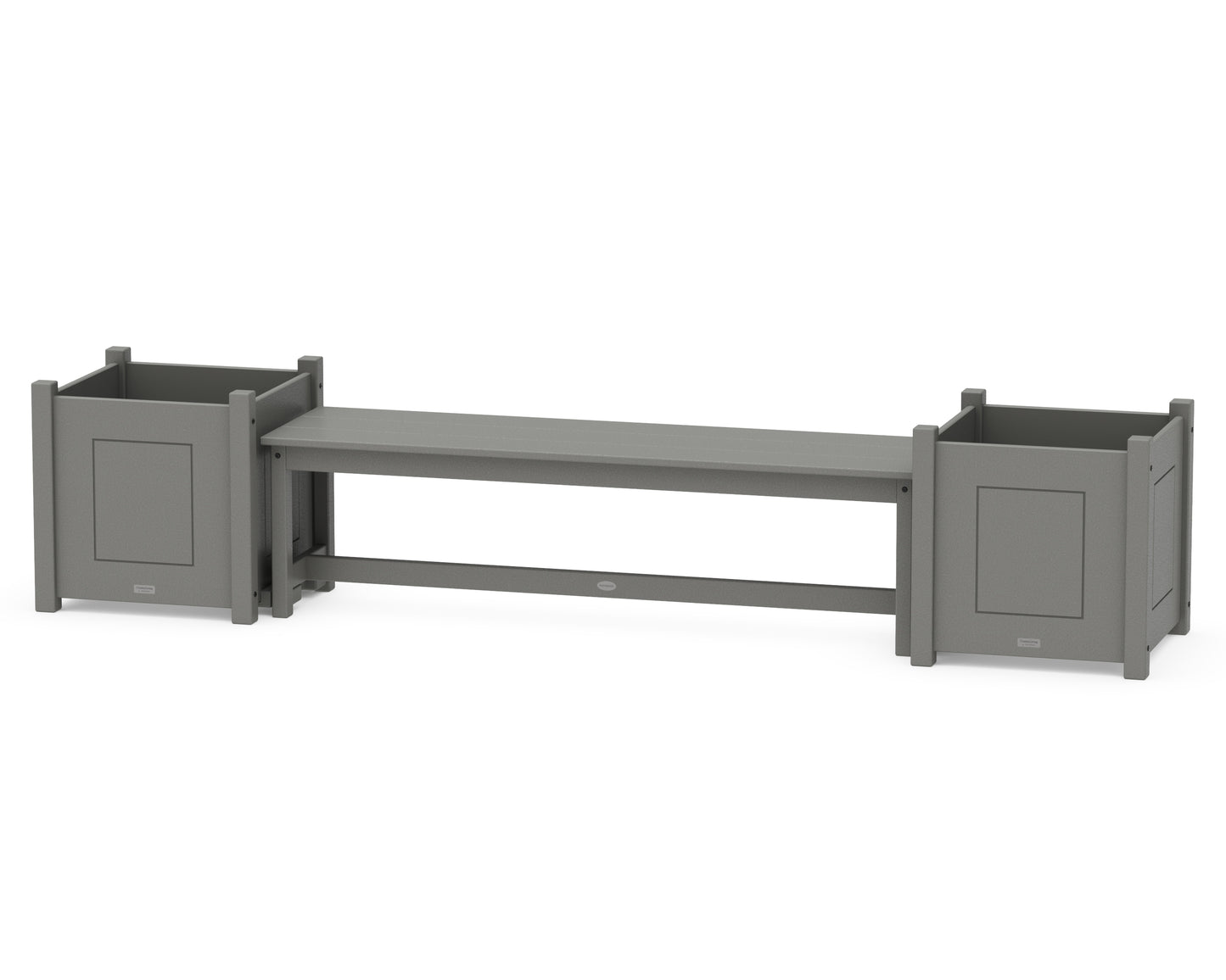 60" Country Living Straight Planter Bench Set - Large