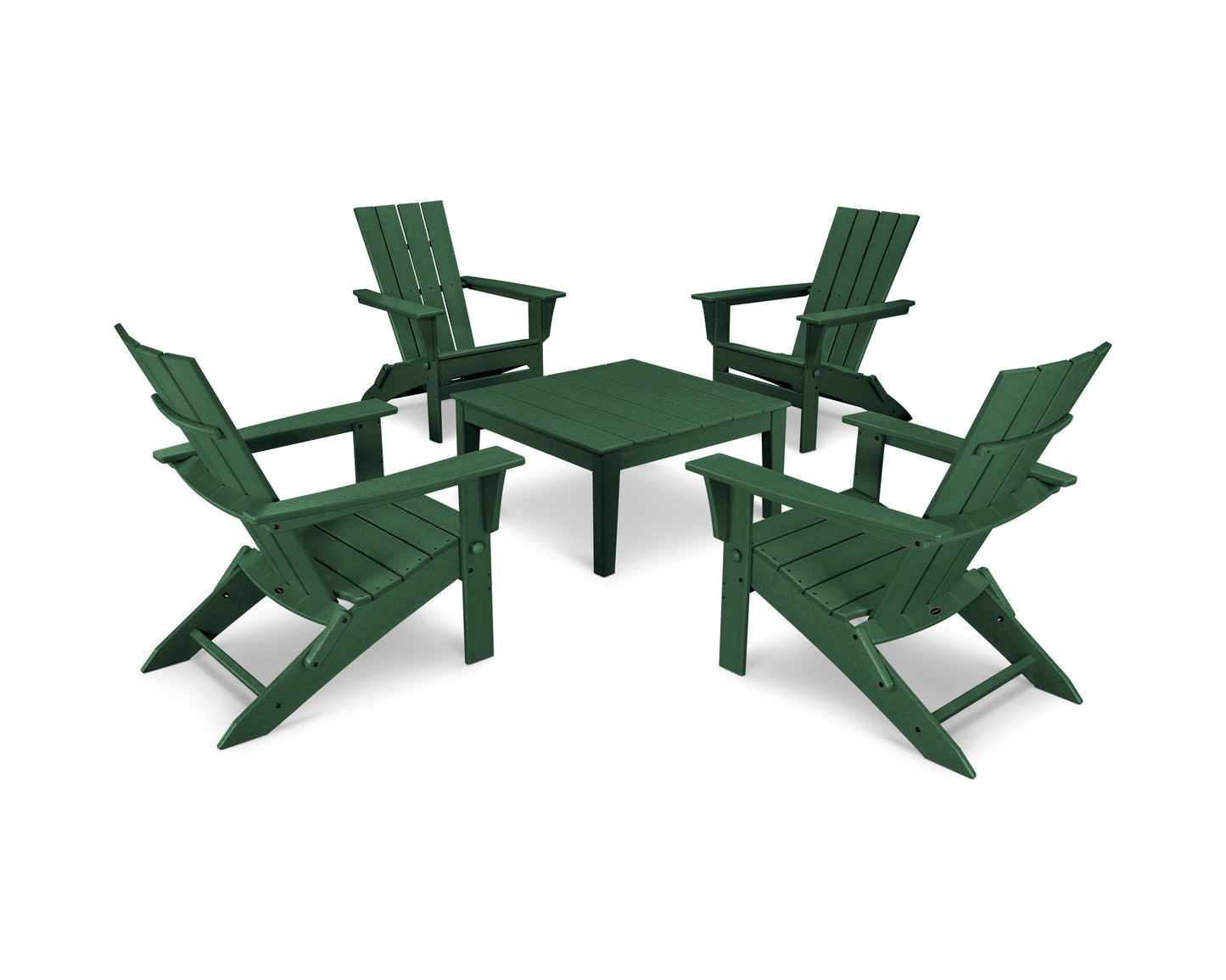 Quattro Folding Chair 5-Piece Conversation Set
