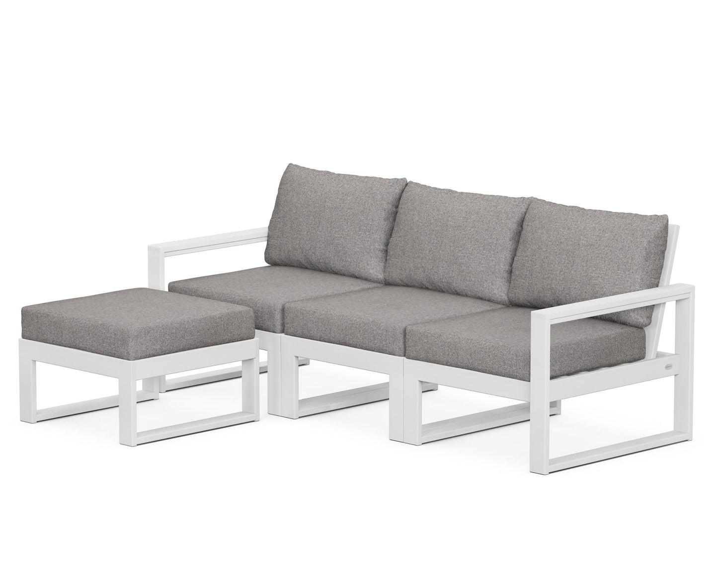 EDGE 4-Piece Modular Deep Seating Set with Ottoman
