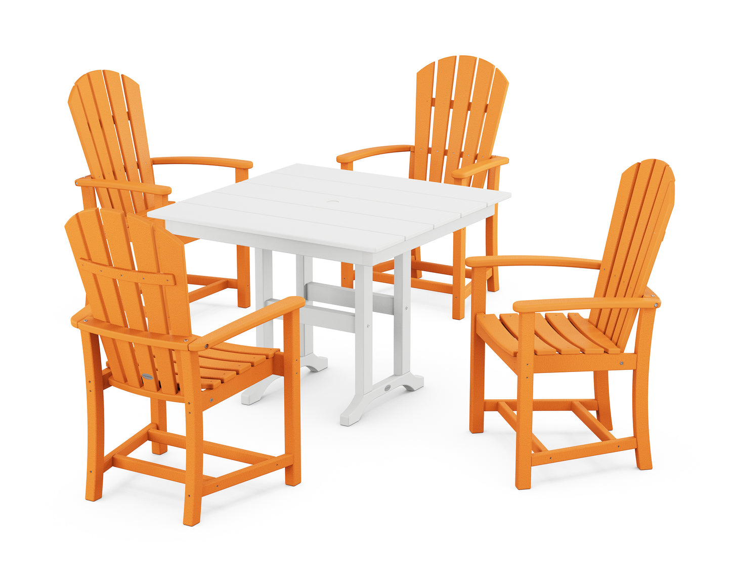 Palm Coast 5-Piece Farmhouse Dining Set