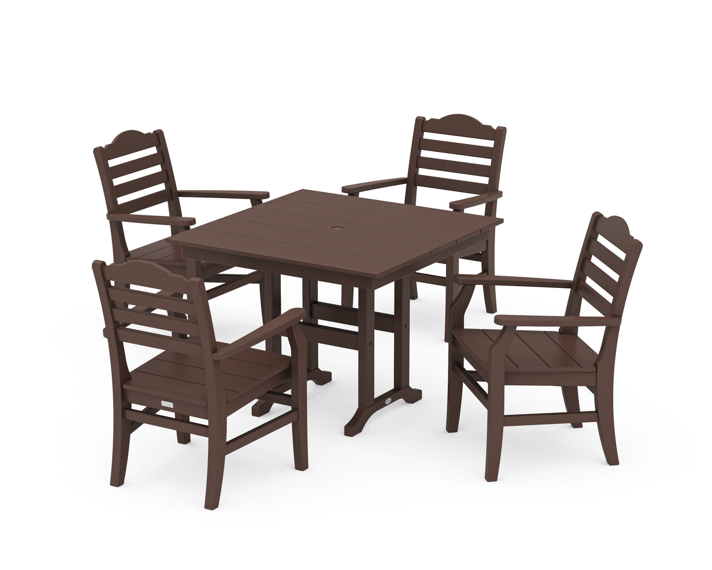 Savannah 5-Piece Farmhouse Dining Set