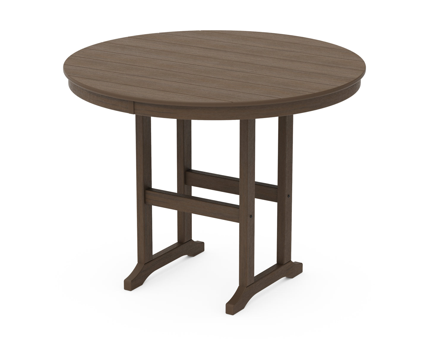 48" Round Farmhouse Counter Table