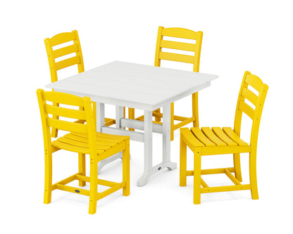La Casa Caf‚ Side Chair 5-Piece Farmhouse Dining Set