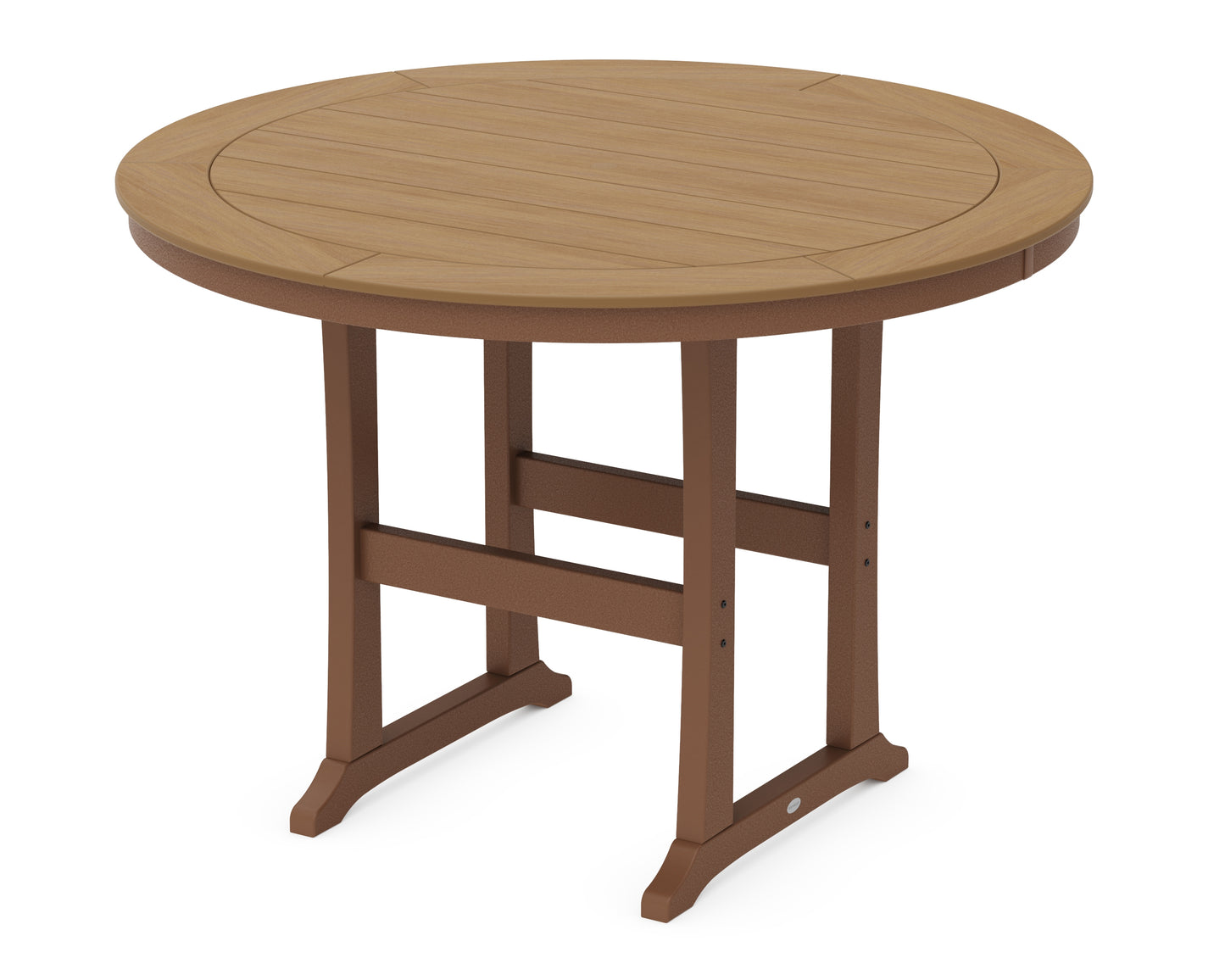 Nautical Trestle 60" Round Bar Table