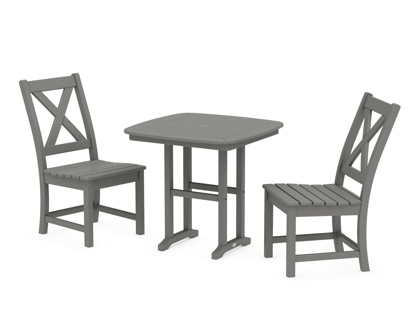 Braxton Side Chair 3-Piece Dining Set