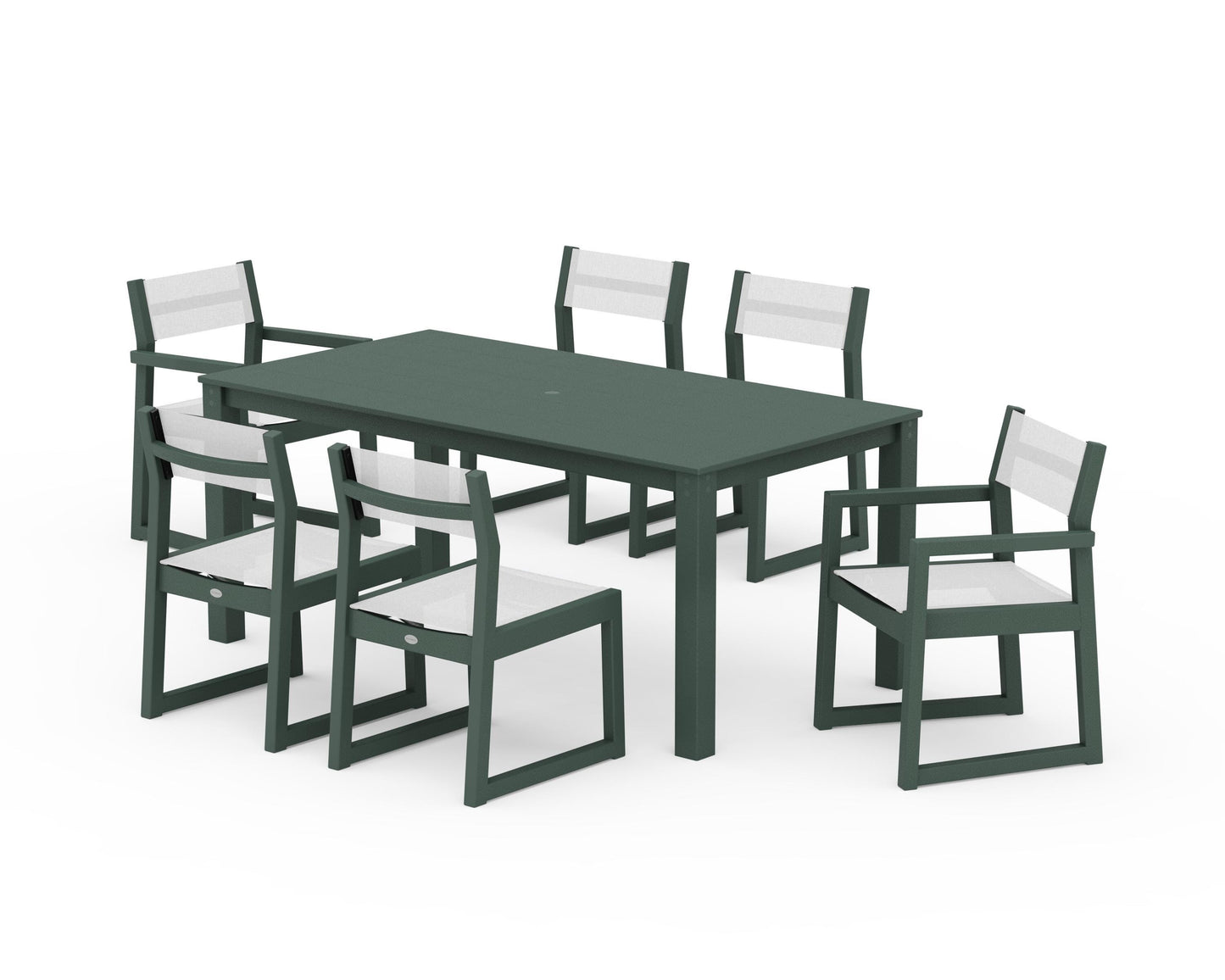 EDGE Sling 7-Piece Parsons Dining Set